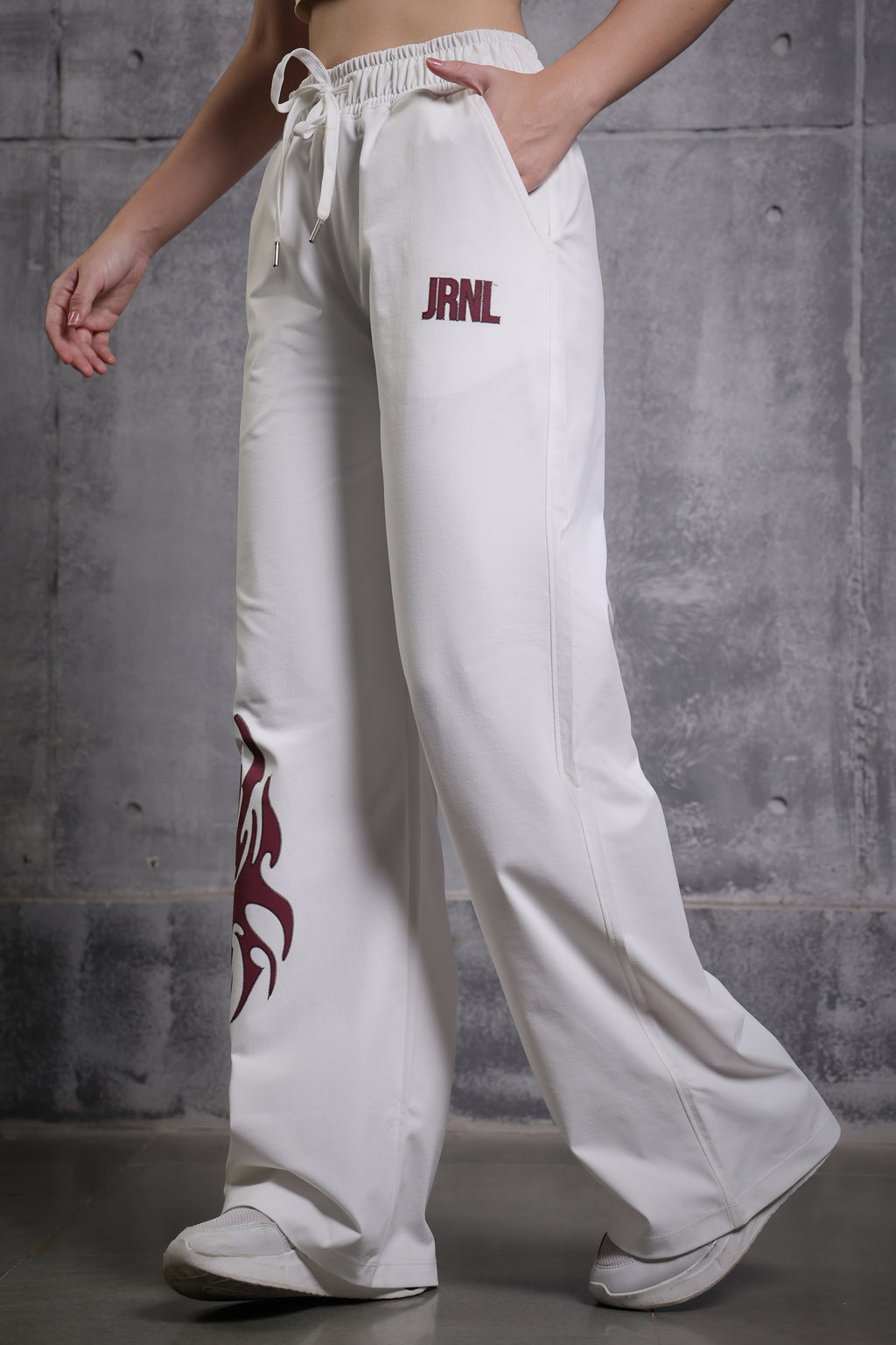WIDE LEG LOWER SNOW WHITE