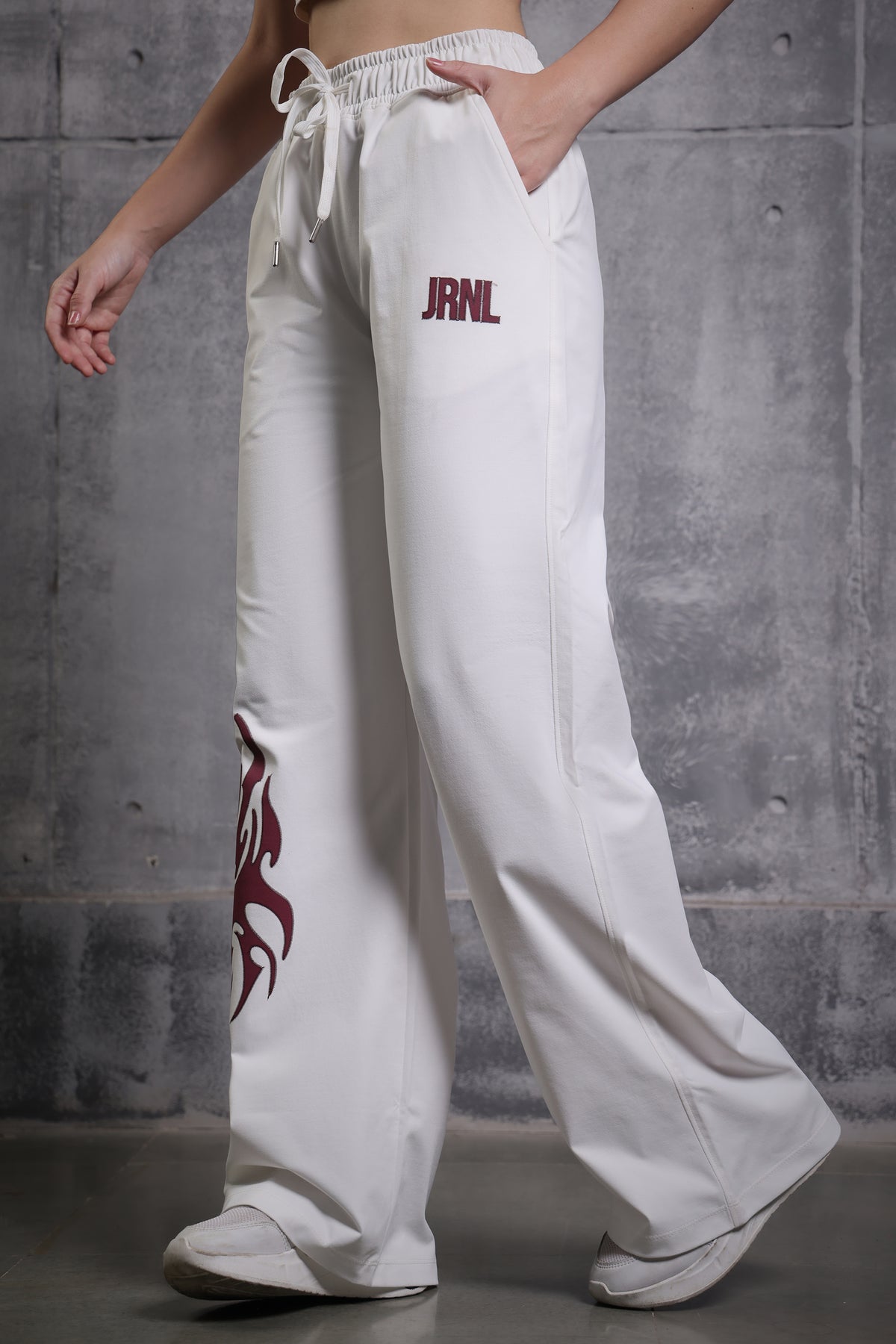 WIDE LEG LOWER SNOW WHITE