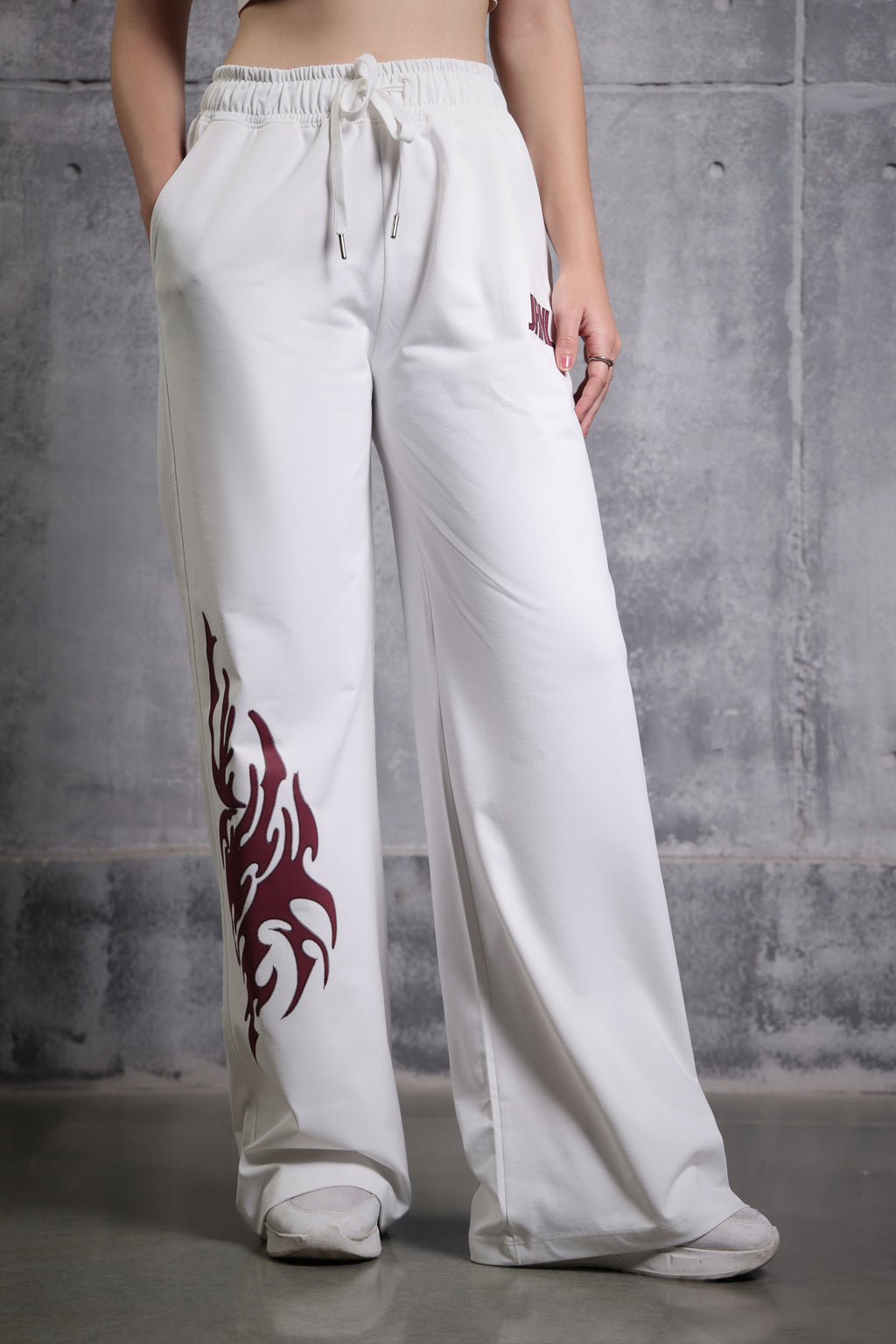 WIDE LEG LOWER SNOW WHITE