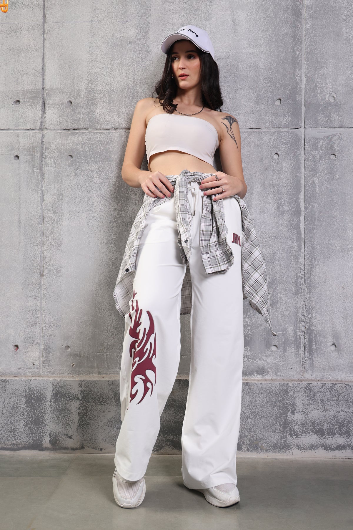 WIDE LEG LOWER SNOW WHITE