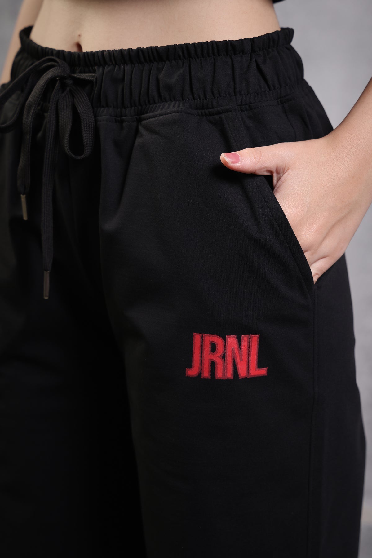 WIDE LEG LOWER MATT BLACK