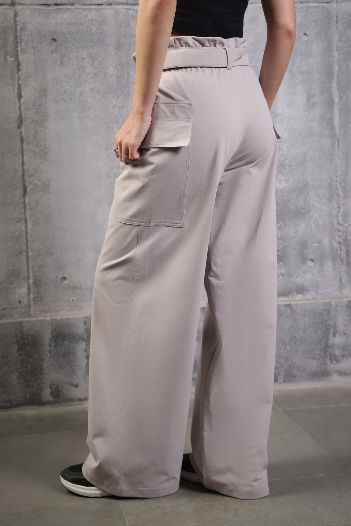 HIGH WAIST PANT STONE BEIGE