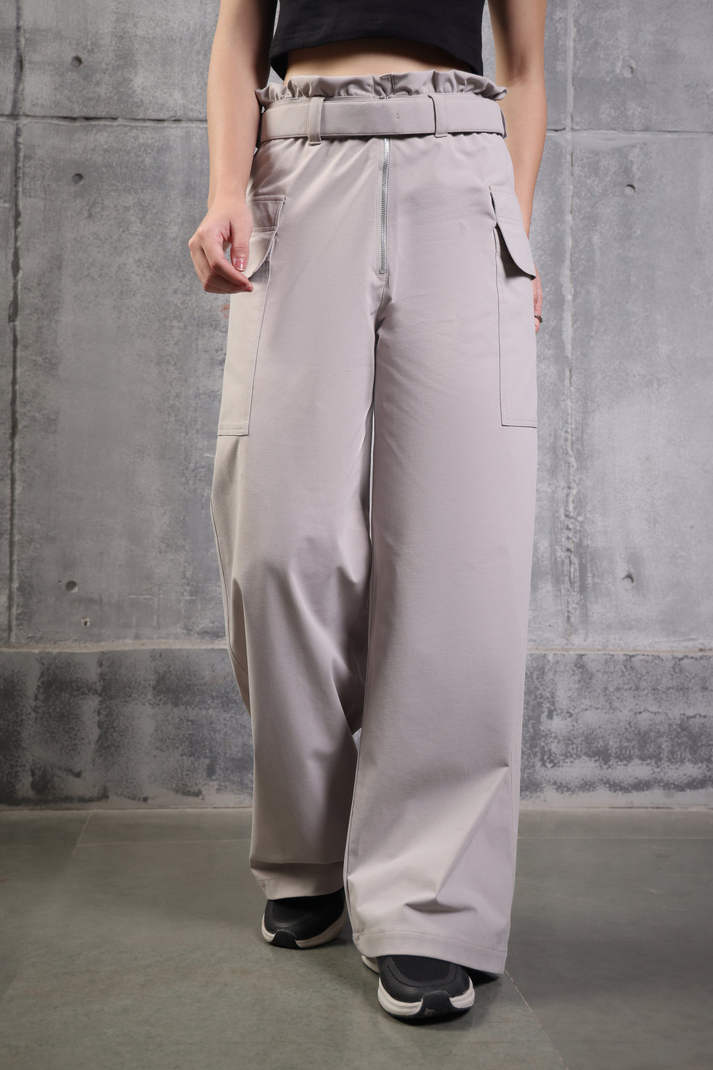 HIGH WAIST PANT STONE BEIGE
