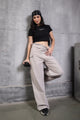 HIGH WAIST PANT STONE BEIGE