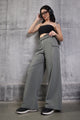 HIGH WAIST PANT OLIVE GREY