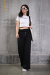 HIGH WAIST PANT JET BLACK