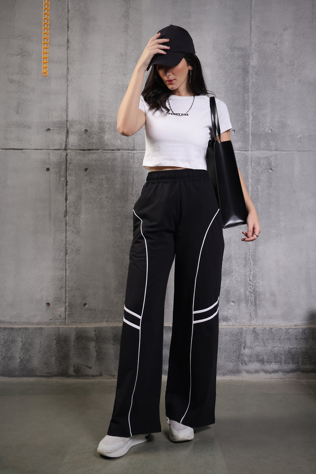 WIDE LEG LOWER BLACK