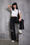 WIDE LEG LOWER BLACK