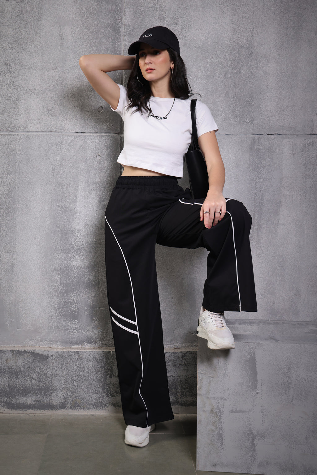 WIDE LEG LOWER BLACK