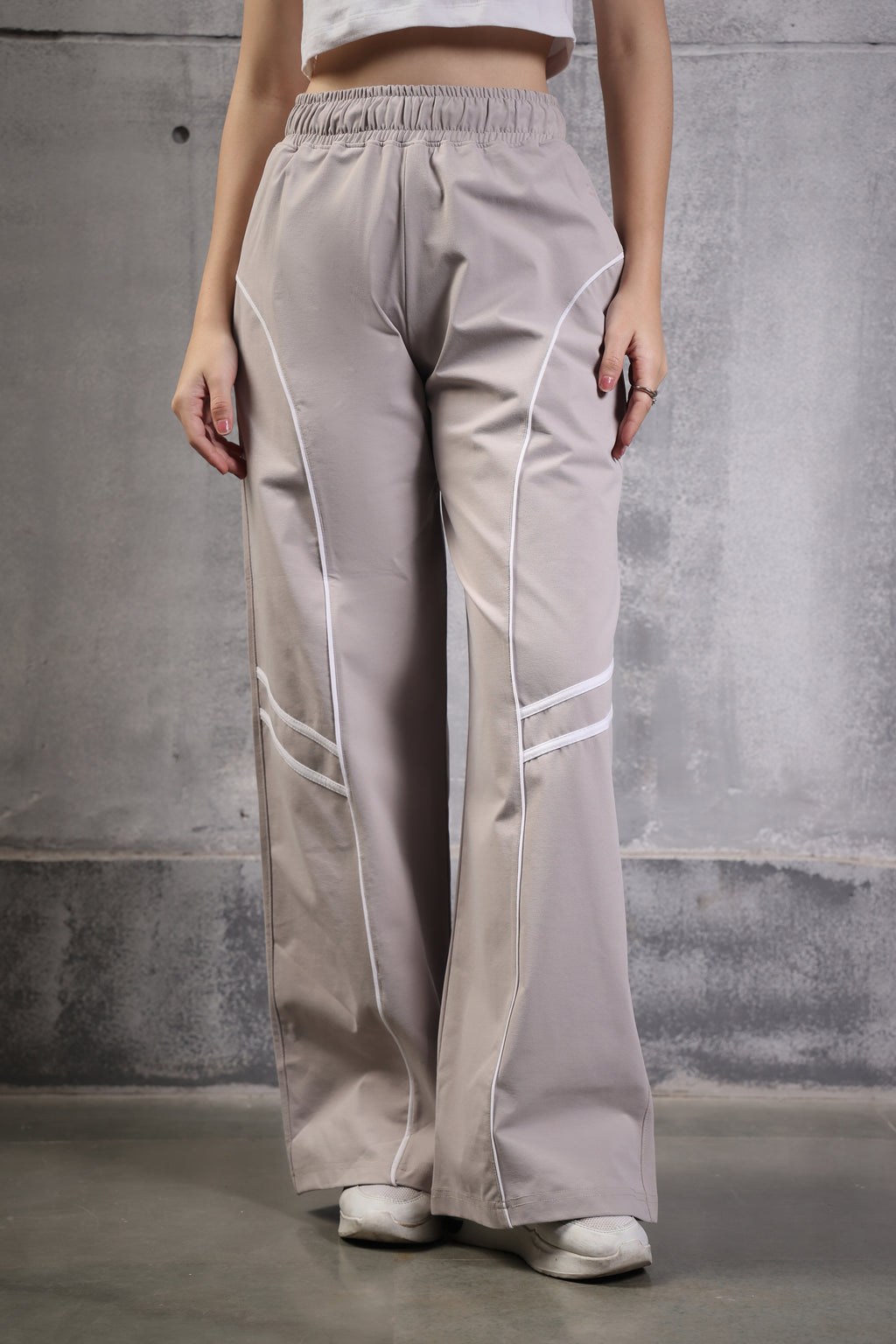 WIDE LEG LOWER LIGHT BEIGE