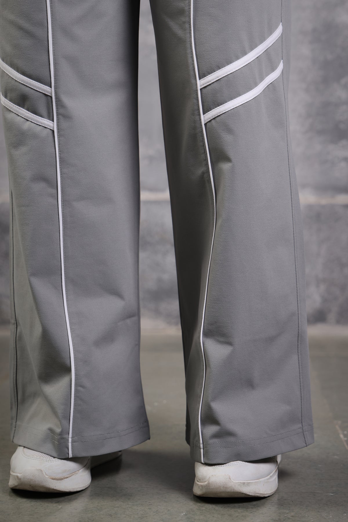 WIDE LEG LOWER STONE GREY