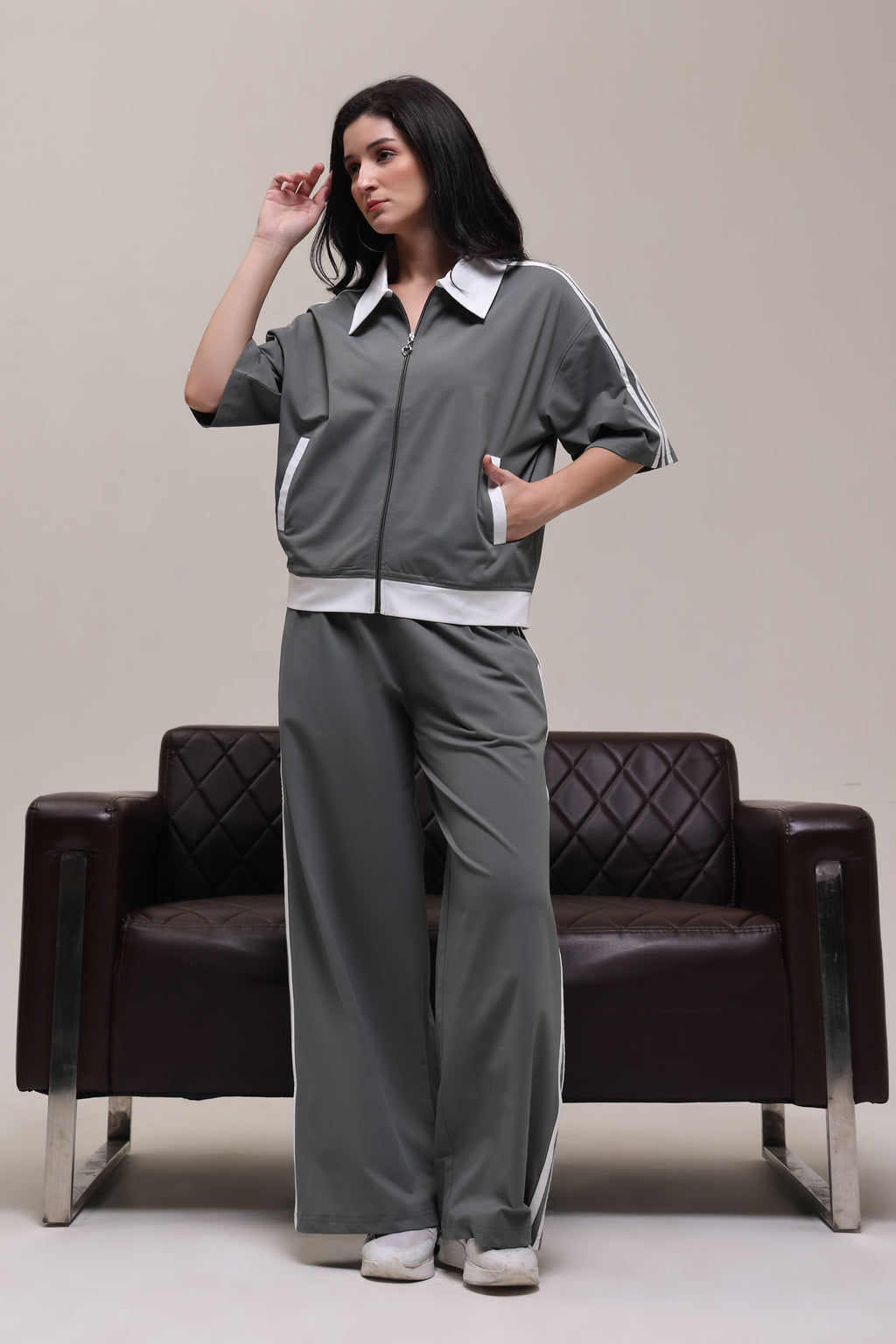 CO-ORD SET DARK GREY