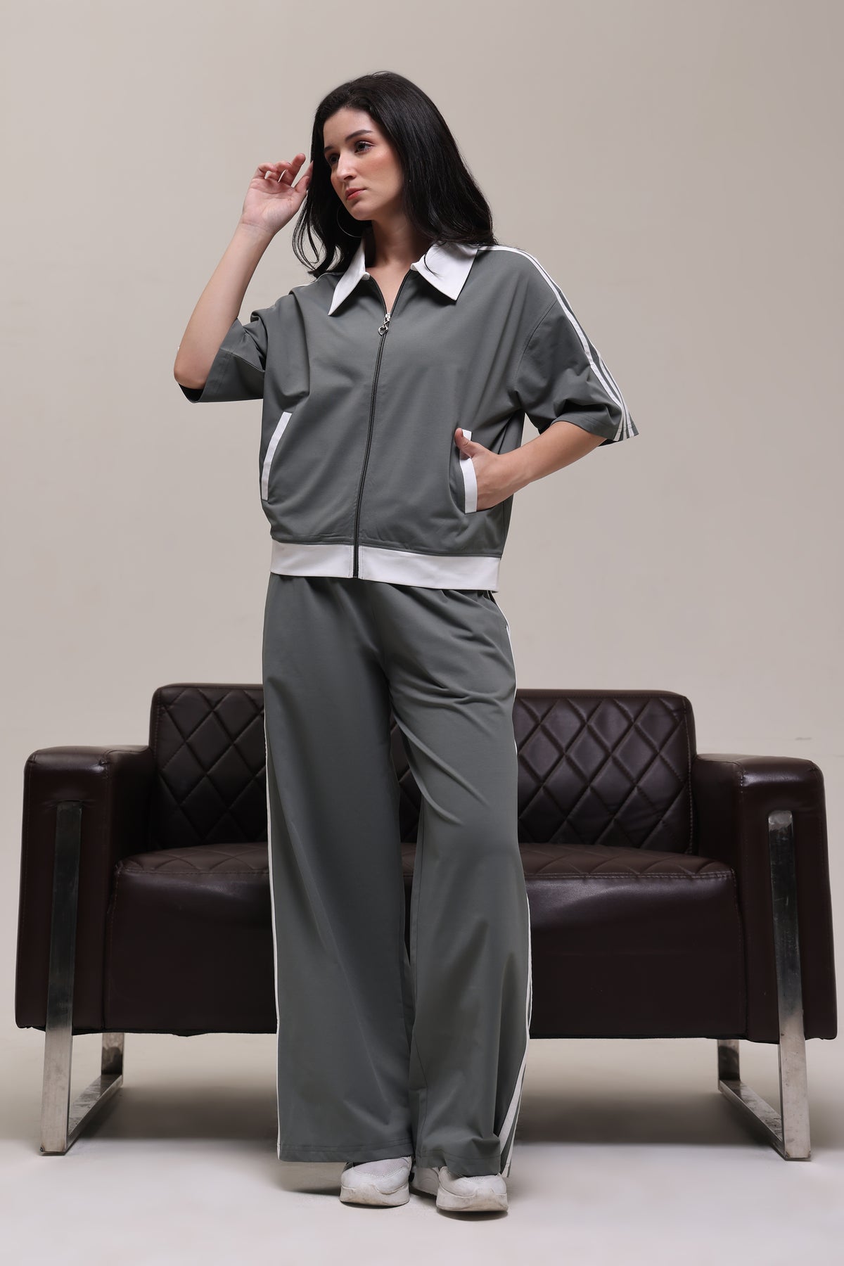 CO-ORD SET DARK GREY