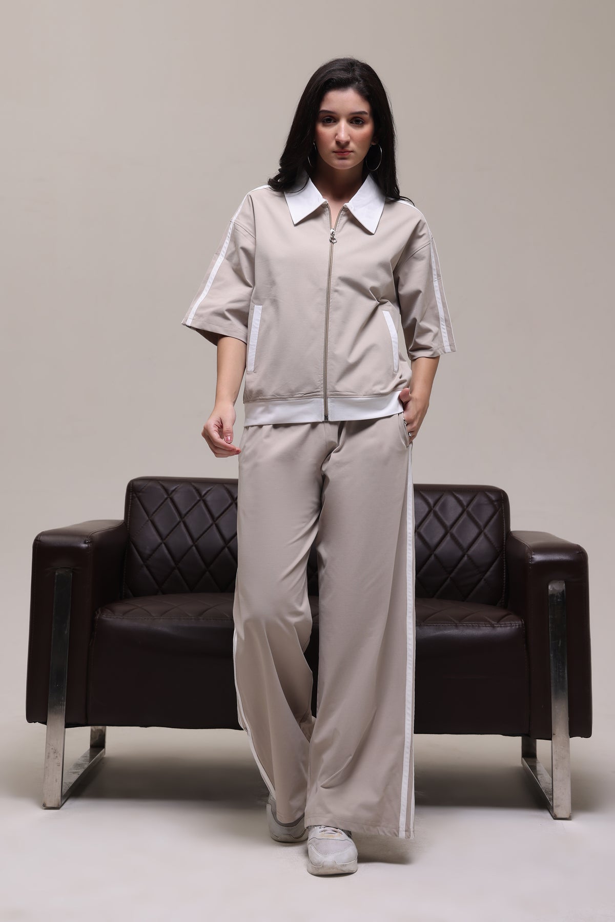 CO-ORD SET MID BEIGE