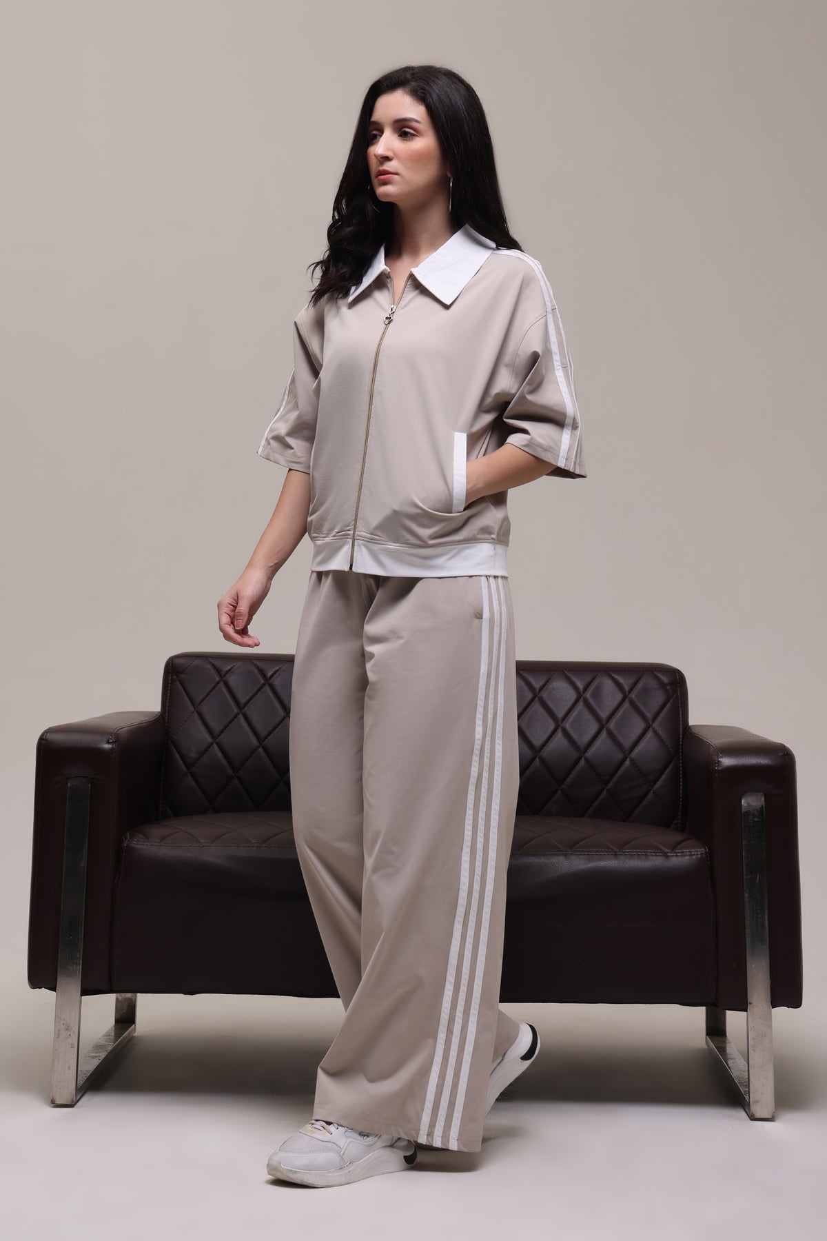 CO-ORD SET MID BEIGE