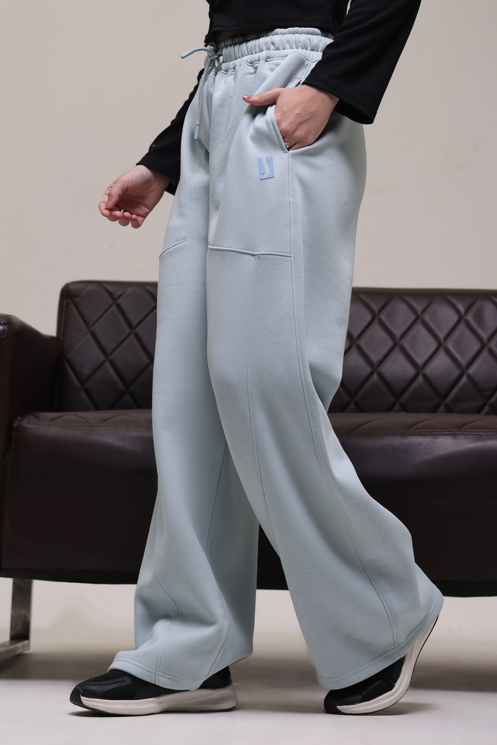 WOMEN'S FLEECE LOWER ICE BLUE