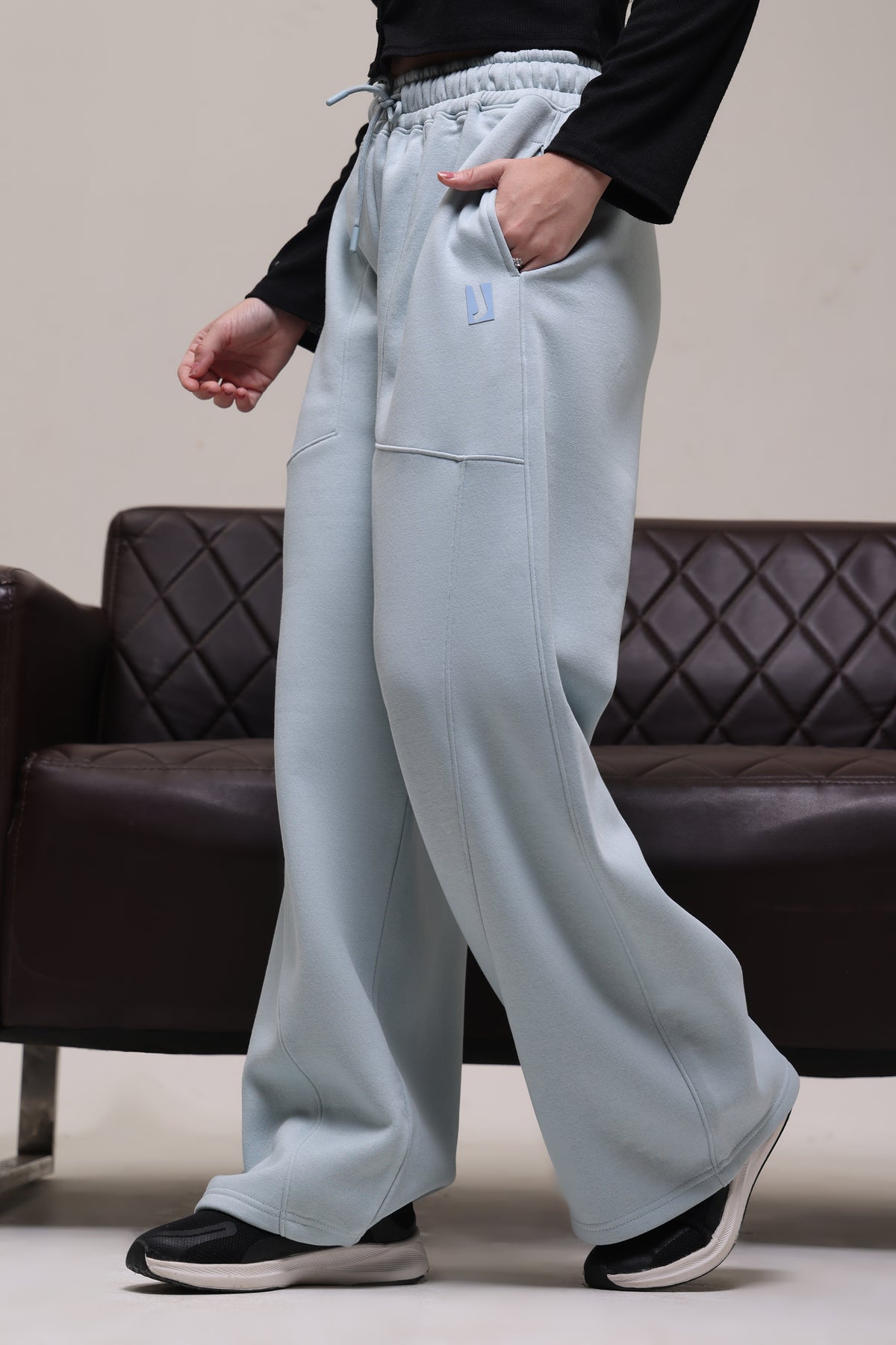 WOMEN'S FLEECE LOWER ICE BLUE