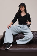 WOMEN'S FLEECE LOWER ICE BLUE