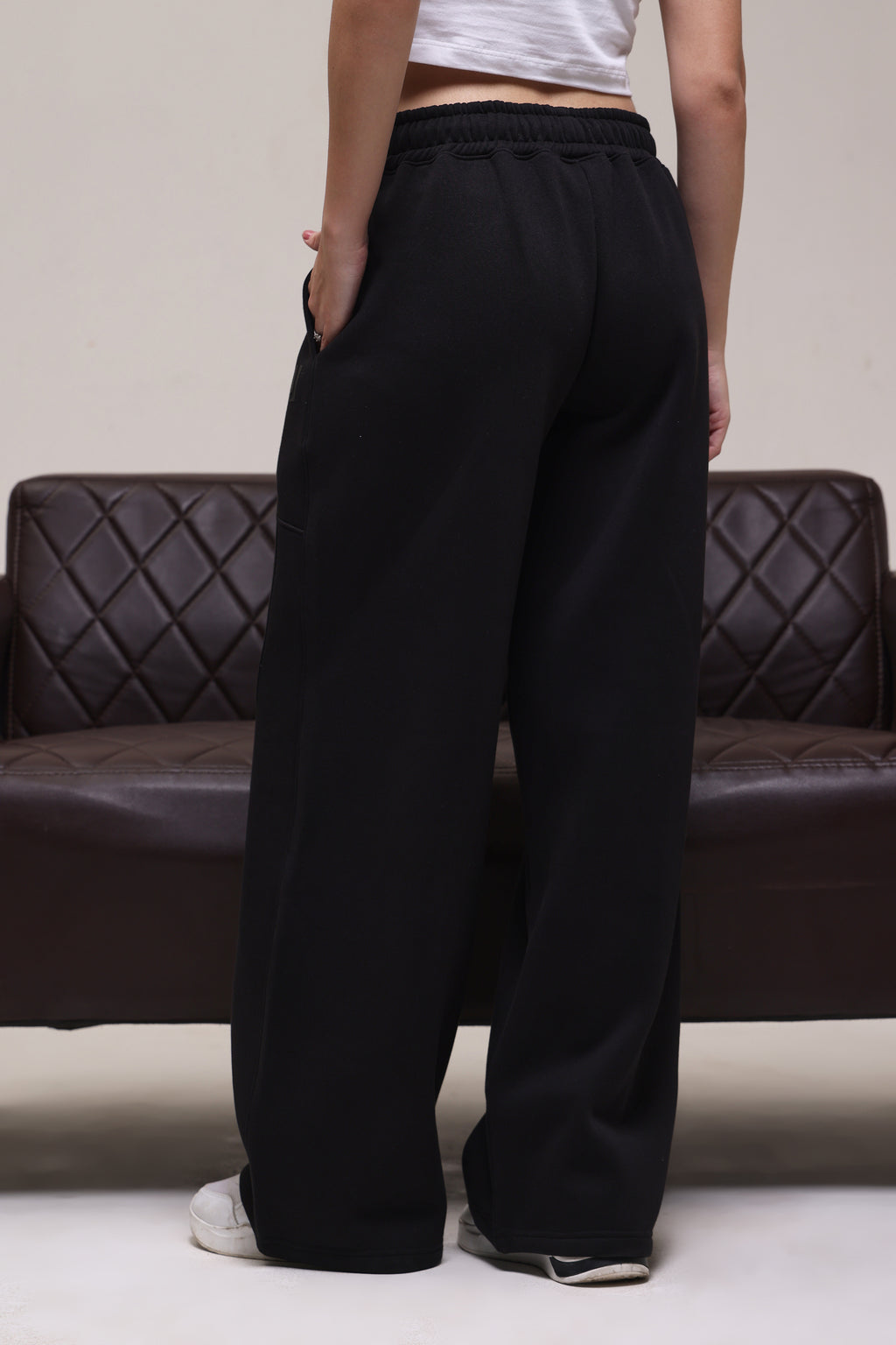 WOMEN'S FLEECE LOWER JET BLACK