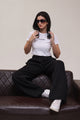 WOMEN'S FLEECE LOWER JET BLACK