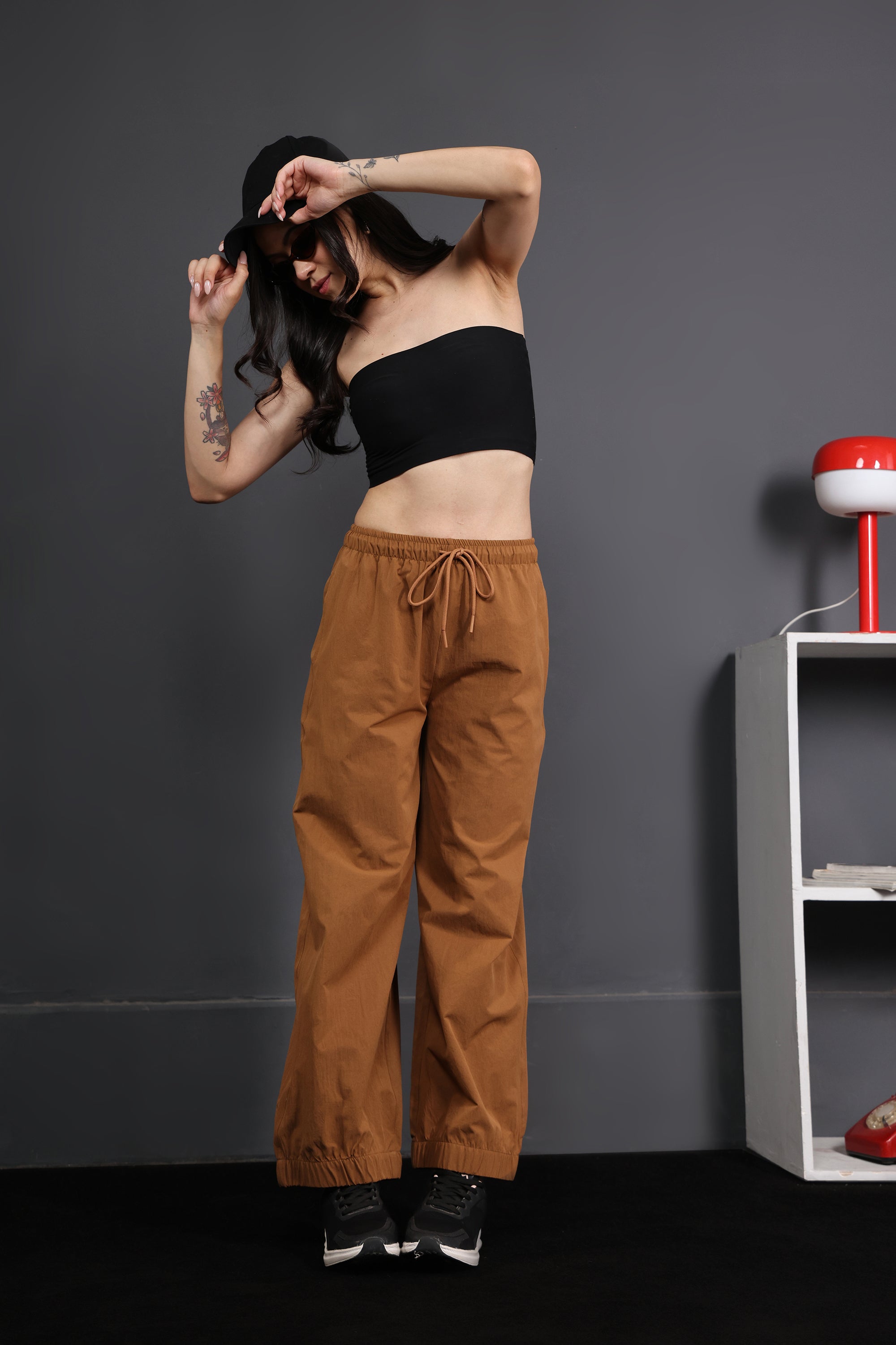 JOGGER RUST BROWN