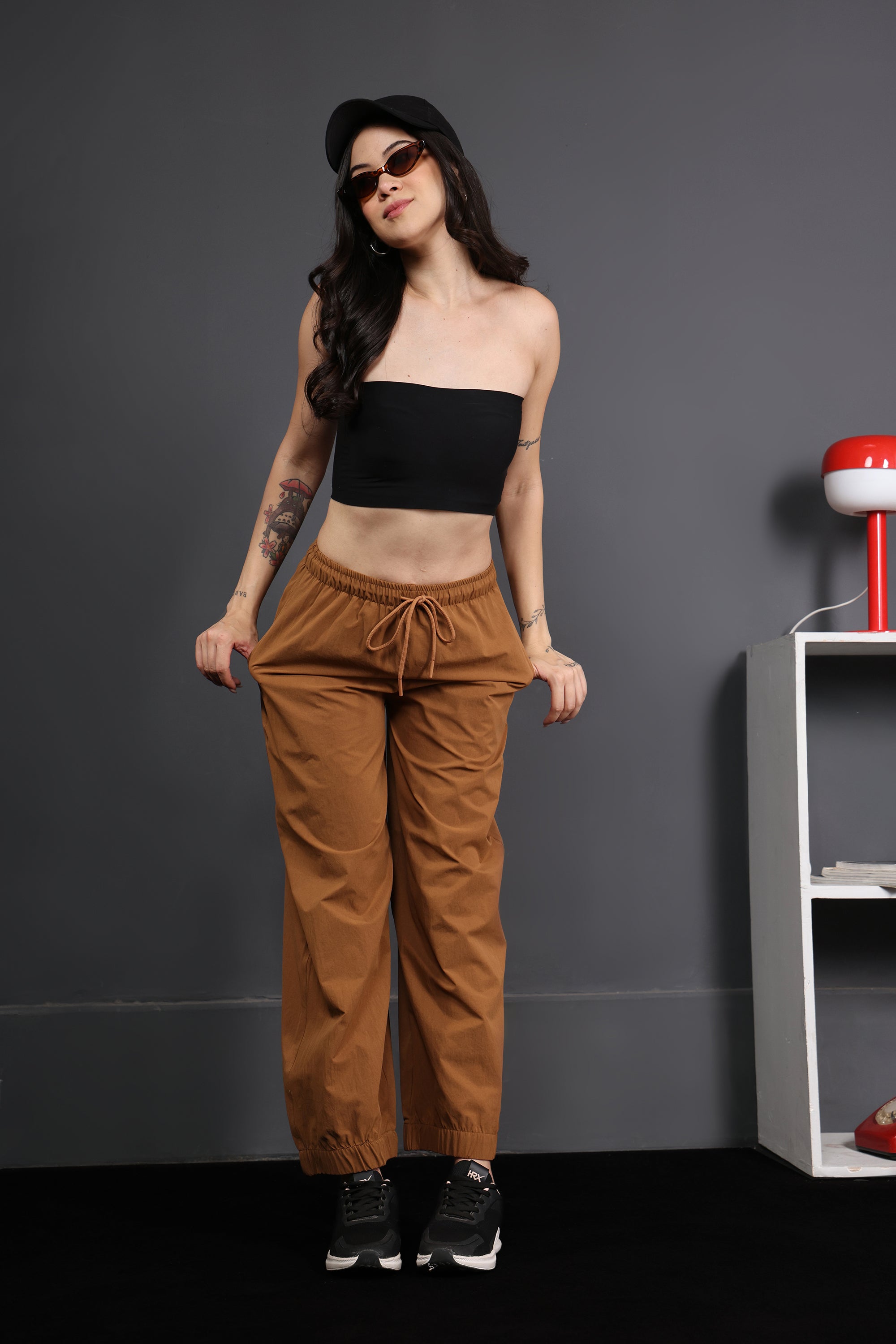 JOGGER RUST BROWN