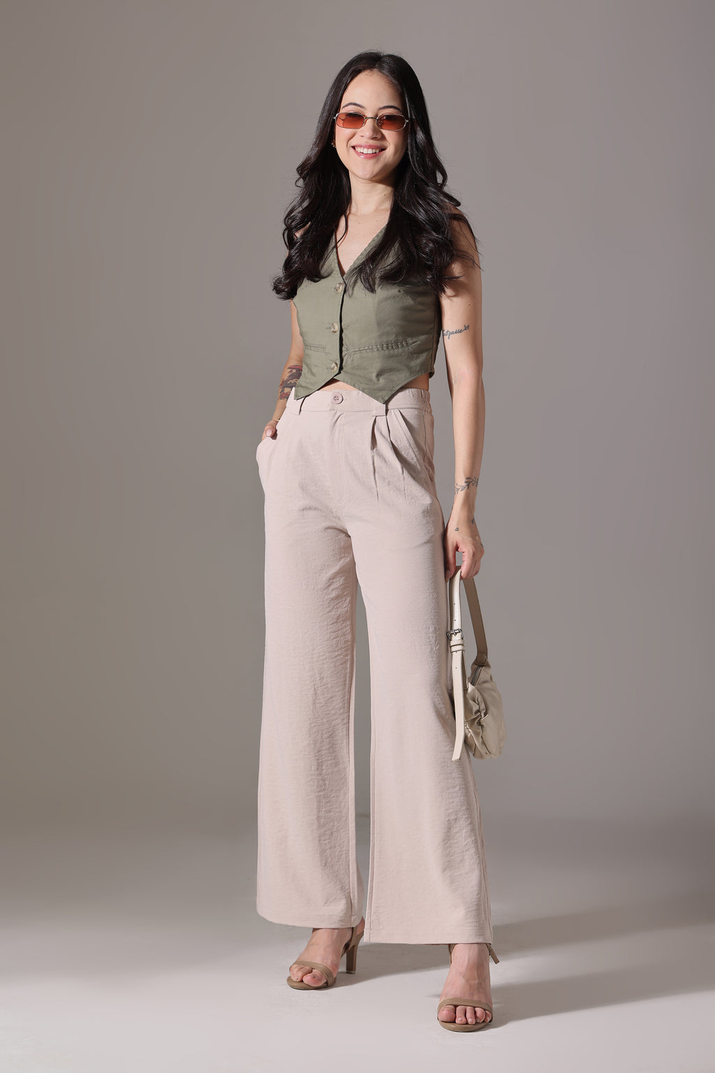 KOREAN PANT IVORY BEIGE