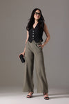 KOREAN PANT AVON OLIVE