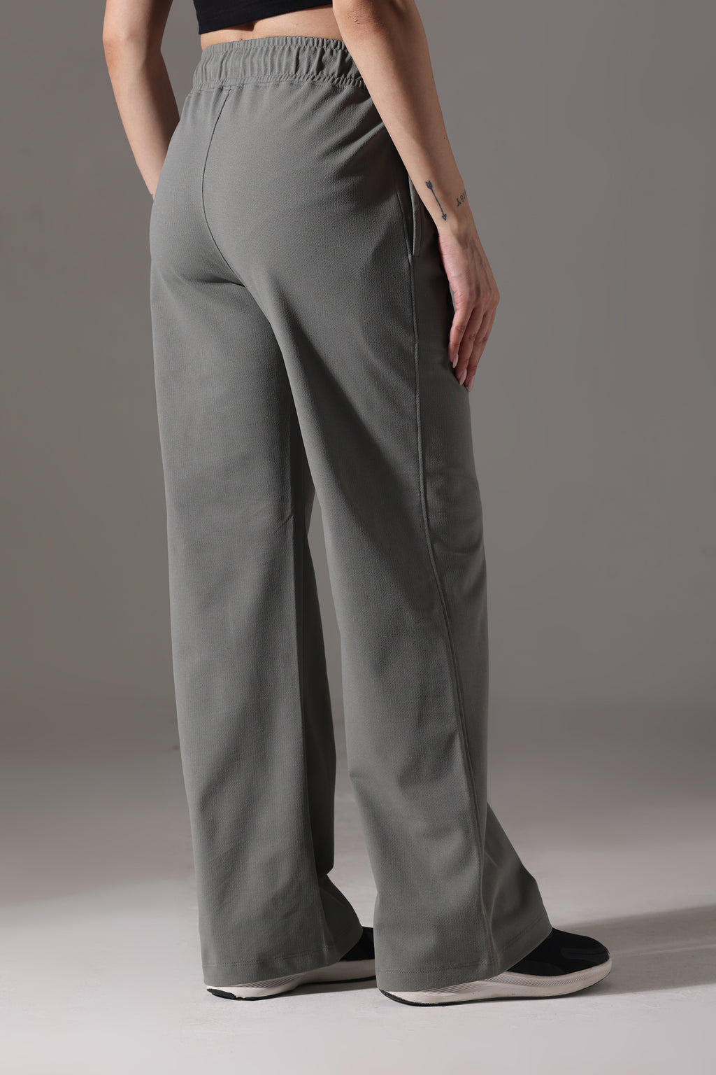 WIDE LEG LOWER SAGE GREEN
