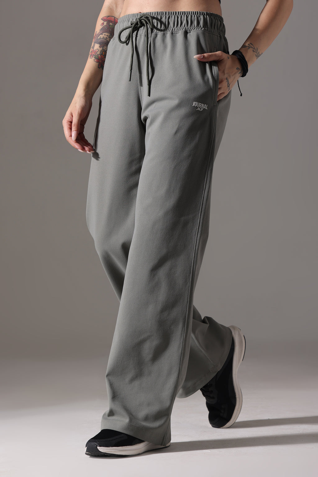 WIDE LEG LOWER SAGE GREEN