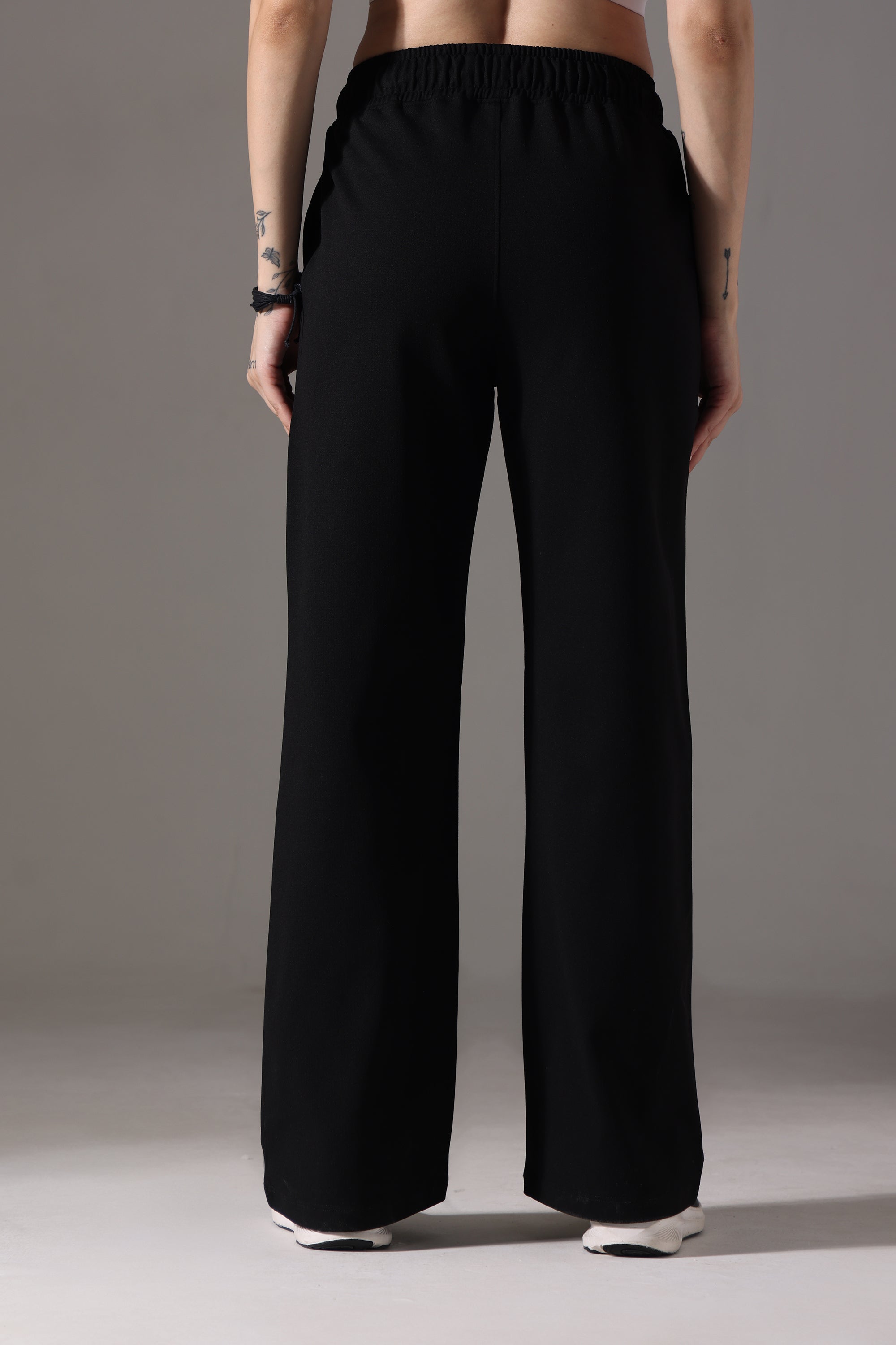 WIDE LEG LOWER BLACK