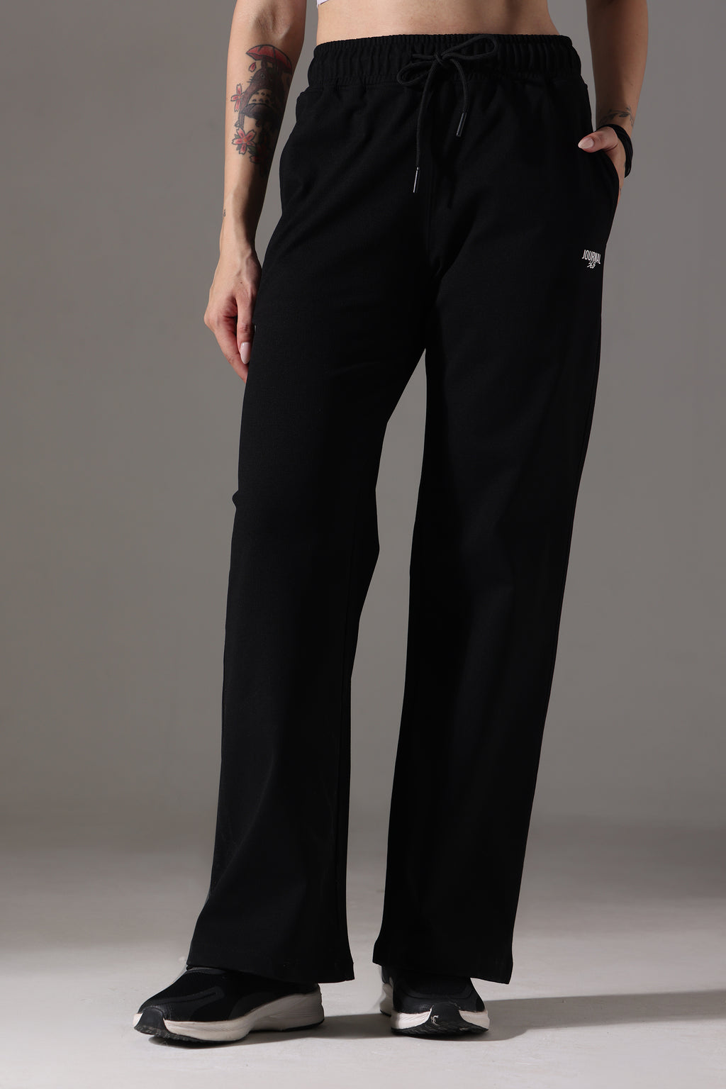 WIDE LEG LOWER BLACK