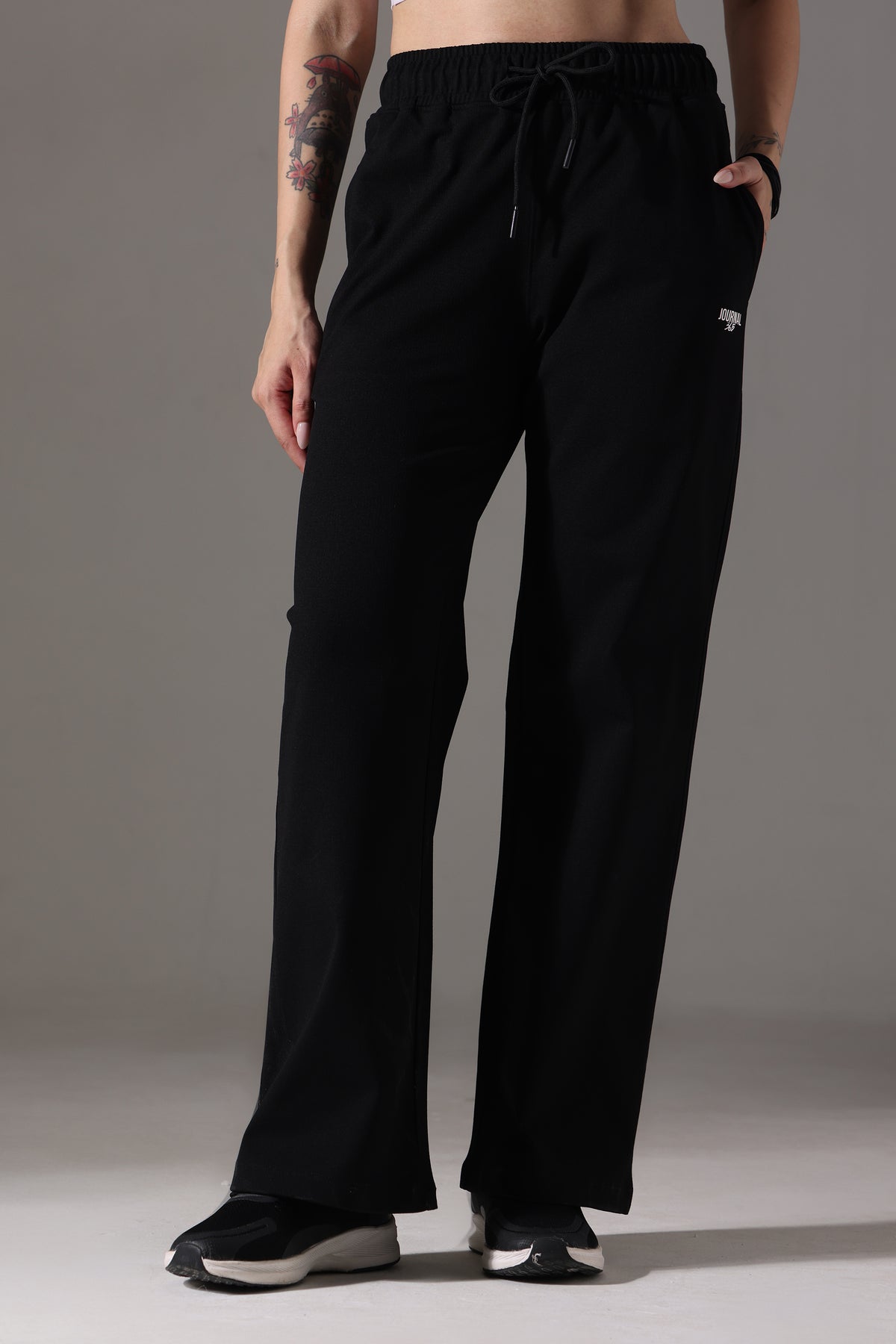 WIDE LEG LOWER BLACK