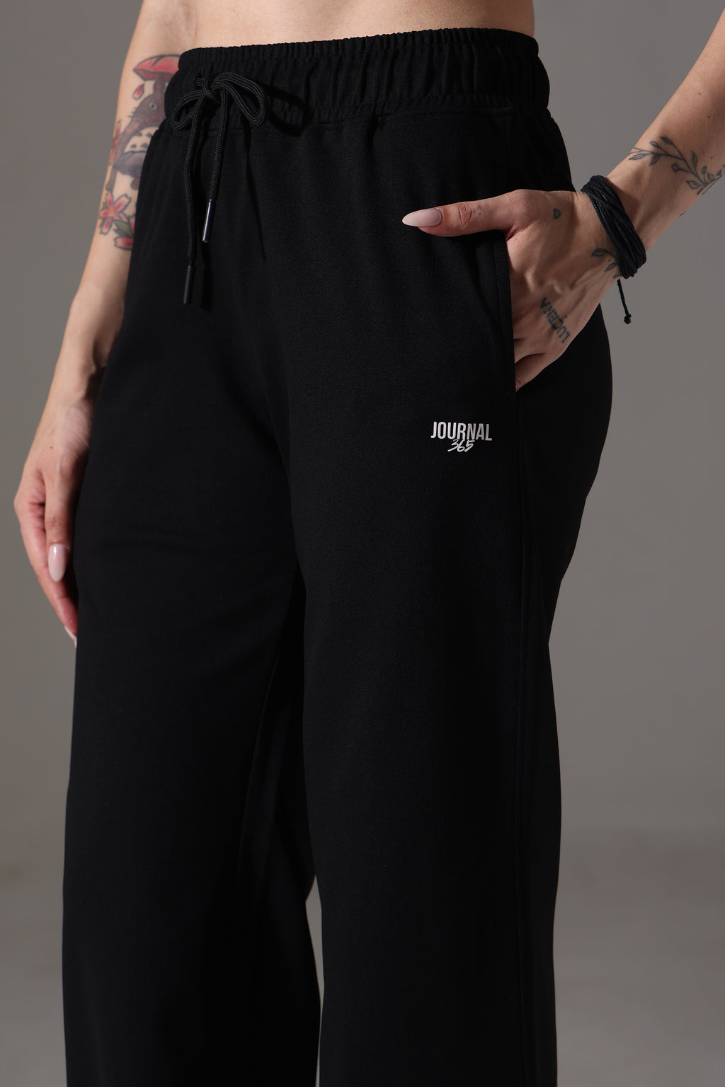 WIDE LEG LOWER BLACK